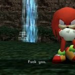 Knuckles fuck you