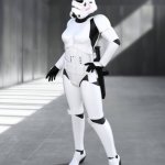 Female Stormtrooper | FEMALE STORMTROOPERS LIVE A SAD AND LONELY LIFE; BECAUSE MALE STORMTROOPERS NEVER HIT ANYTHING | image tagged in female stormtrooper,memes,funny | made w/ Imgflip meme maker