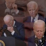 Biden crying