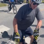 Biden bike fall