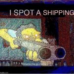 I SPOT A SHIPPING template