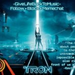 GiveLifeBackToMusic's TRON: Legacy temp template