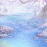 Anime river background