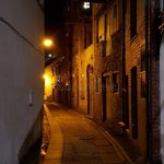 Alleyway at night