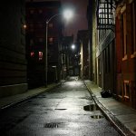 Alleyway at night