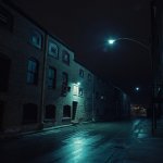 Alleyway at night