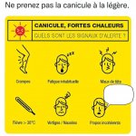 message Canicule