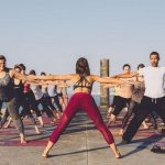 surf and yoga class