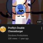 Profily's Double Cheeseburger