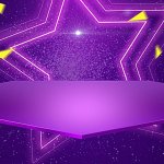 Stage with purple background meme