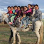 mongolian  horse kids