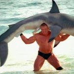Brock Lesnar F5s a shark