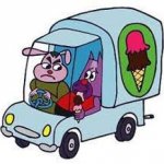Gaster and Groober in the ice cream truck