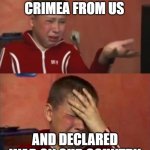 You might get it | THEY TOOK CRIMEA FROM US; AND DECLARED WAR ON OUR COUNTRY | image tagged in ukrainian kid crying,ukraine,ukrainian,ukrainian lives matter,russia,sucks | made w/ Imgflip meme maker