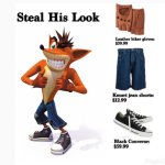 Steal his look