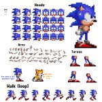 Dorkly sonic sprite rigged template