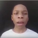 Black Kid Beeping GIF Template