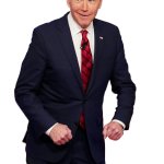 Joe Biden in suit with transparency