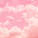 Pink aesthetic cloud background