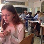 Slavic Girl Smoking