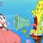 Spongebob Screaming at Patrick