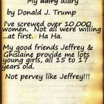 Trump Pedo Diary