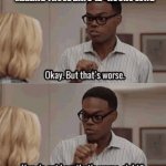 But that's worse | WHEN I MENTION ONLINE THAT THE  WORK  WEEK  SHOULD BE  4  DAYS, AND  THEN  "THAT GUY"  HAS TO COMMENT ABOUT MAKING THOSE DAYS 12+HOURS LONG | image tagged in but that's worse,the good place,work,that guy,work week,capitalism | made w/ Imgflip meme maker