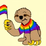 Gay sloth LGBTQ