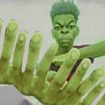 Beast Boy Holding more than 12 fingers