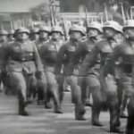 Nazis Marching Heil Salute Hitler Third Reich GIF Template