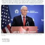 Mike Pence nationwide abortion ban