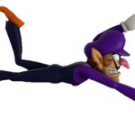 Waluigi Swimming