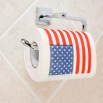 American flag toilet paper