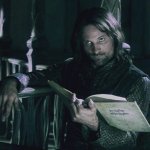 Aragorn Reading meme