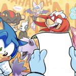 sonic and friends laughing