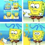 Spongebob Burning Paper Meme Generator - Imgflip