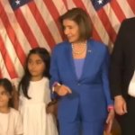 Nancy Pelosi Shoves Child GIF Template