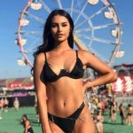 Sexy girl at carnival