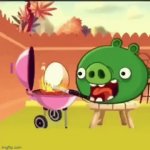 Peeg | image tagged in gifs,memes,funny,angry birds,true story | made w/ Imgflip video-to-gif maker