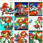 Knuckles The Echidna fighting Eugene H Krabs