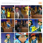 Ash Ketchum on the Tonight Show starring Jimmy Fallon