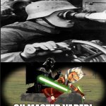 wtf | WTF... OH MASTER VADER! | image tagged in tanks having sexo | made w/ Imgflip meme maker