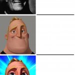 Mr Incredible gets happier