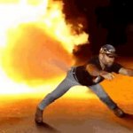 Flaming butt asshole Flamer  burning fire meme