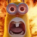 flaming galapago flamer angry crazy GIF Template