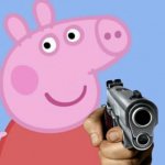 Peppa pig point gun template