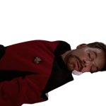 Commander Riker Asleep