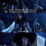 Jack Sparrow Dishonest Man