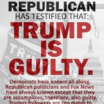 Trump is guilty Jan. 6