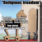 Religious freedom hypocrisy